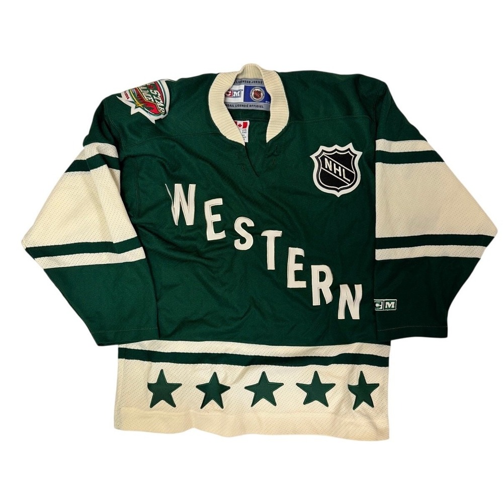 CCM 2004 NHL All-Star Western Conference Hockey Jersey Youth L/XL Green